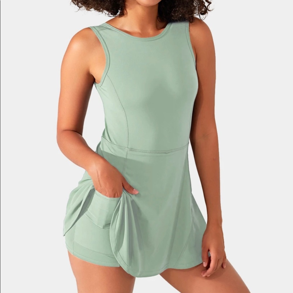 Halara exercise dress (mint green tennis dress)